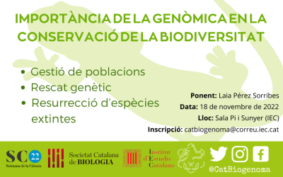 Importància de la genòmica en la conservació de la biodiversitat
