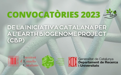 2023 CALLS OF THE CATALAN INITIATIVE OF THE EARTH BIOGENOME PROJECT (CBP)